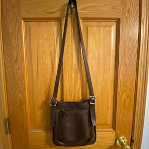 Fossil leather purse - vintage style